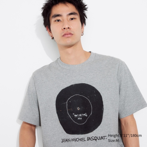 Футболка UT Archive UNIQLO Jean-Michel Basquiat 1159812417 (Серый, M)