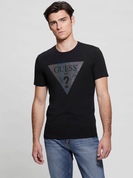 Мужская футболка Guess с логотипом 1159812612 (Черный, M)