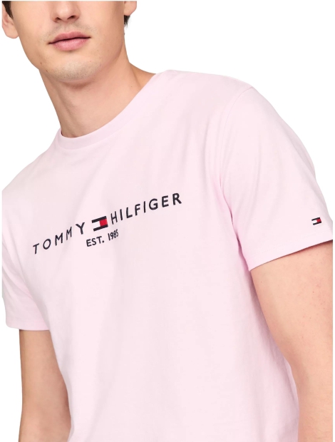 Футболка чоловіча Tommy Hilfiger з вишивкою 1159813078 (Рожевий, XXXL)