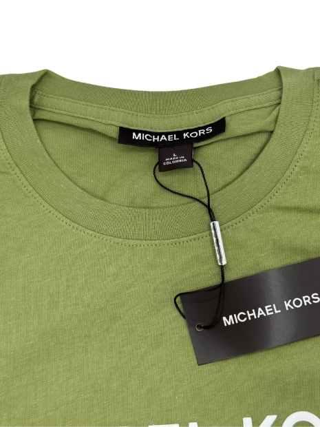 Футболка чоловіча Michael Kors з логотипом 1159813264 (Зелений, L)