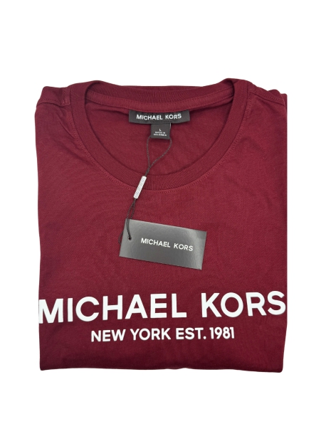 Мужская футболка Michael Kors с логотипом 1159813269 (Красный, M)