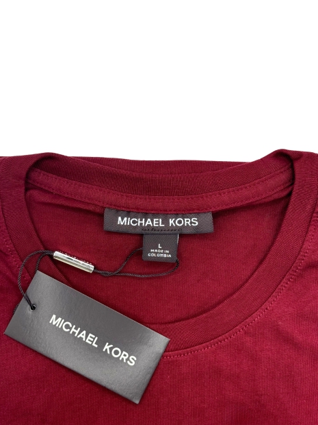 Мужская футболка Michael Kors с логотипом 1159813269 (Красный, M)