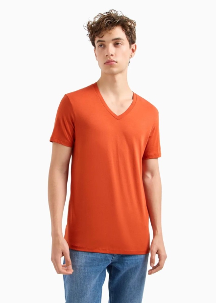 Мужская футболка Armani Exchange 1159813372 (Оранжевый, XXL)