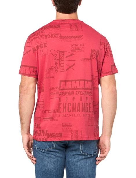 Футболка Armani Exchange с логотипом 1159814217 (Красный, L)