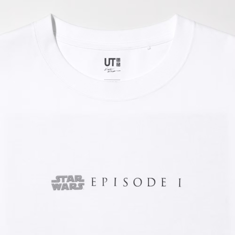 Футболка UNIQLO Star Wars by Kosuke Kawamura з принтом 1159814754  (Білий XS)