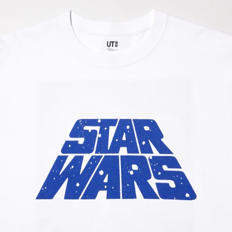 Футболка UNIQLO Star Wars by Kosuke Kawamura с принтом 1159814856 (Белый XS)