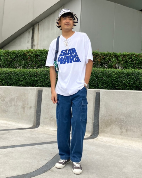 Футболка UNIQLO Star Wars by Kosuke Kawamura с принтом 1159814758 (Белый XXL)