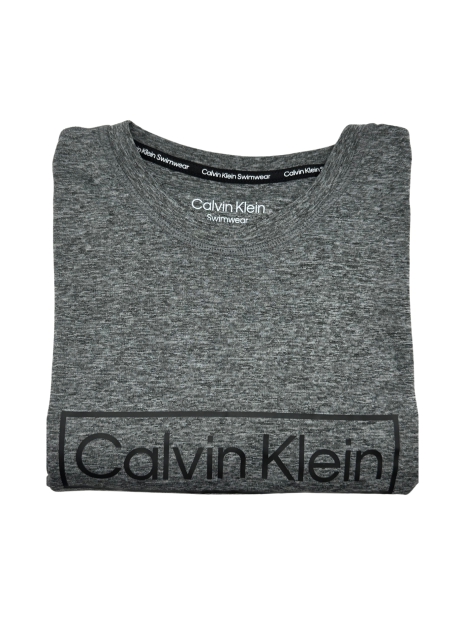 Чоловіча футболка Calvin Klein із захистом від УФ-променів UPF 40+ 1159814778  (Сірий S)