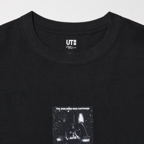 Футболка UNIQLO Star Wars by Kosuke Kawamura с принтом 1159816577 (Черный XXL)