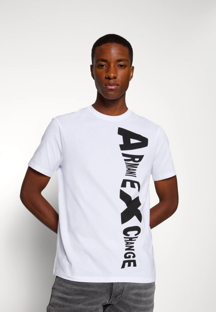 Мужская футболка Armani Exchange с логотипом 1159817263 (Белый XL)