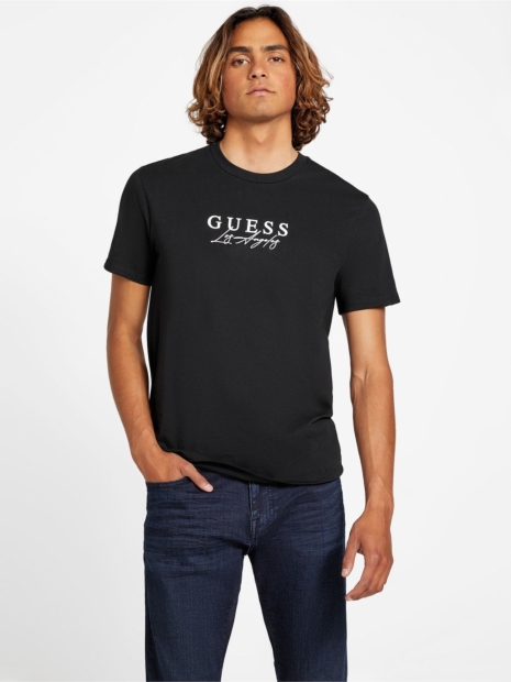 Чоловічі футболки Guess з принтом 1159827967 (Чорний XL)