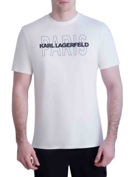 Жіноча футболка Karl Lagerfeld Paris з логотипом 1159827536 (Білий M)