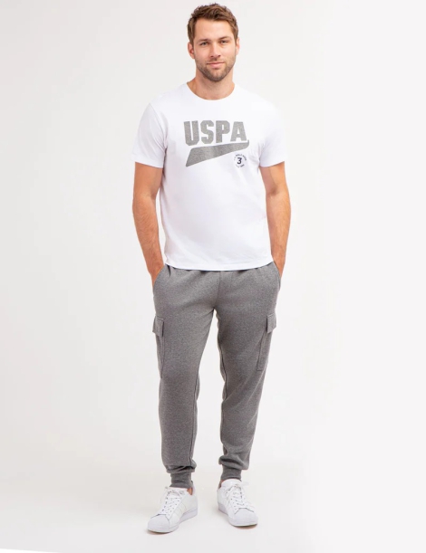 Футболка U.S. Polo Assn с логотипом 1159827728 (Белый XXL)