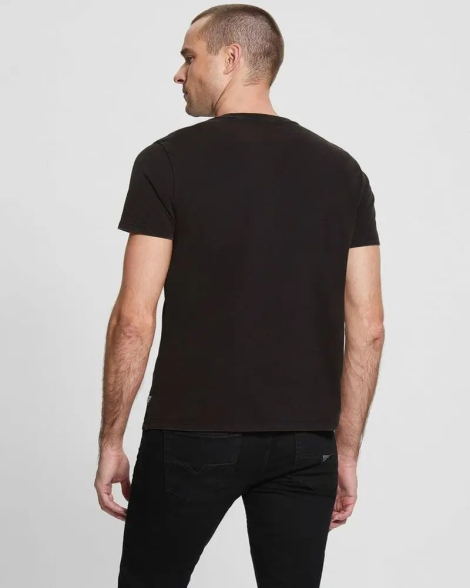 Чоловічі футболки Guess з малюнком 1159830727 (Чорний XL)