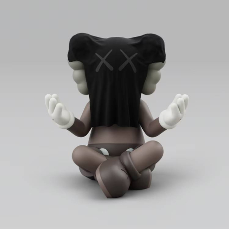 Футболка KAWS + Warhol UNIQLO с принтом 1159831706 (Черный XXL)