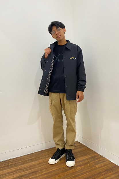 Футболка KAWS + Warhol UNIQLO с принтом 1159831706 (Черный XXL)