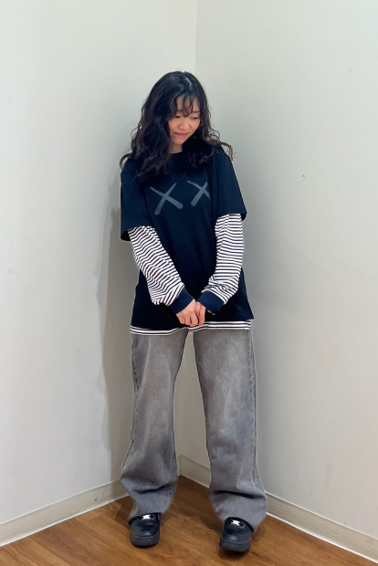 Футболка KAWS + Warhol UNIQLO с принтом 1159831706 (Черный XXL)
