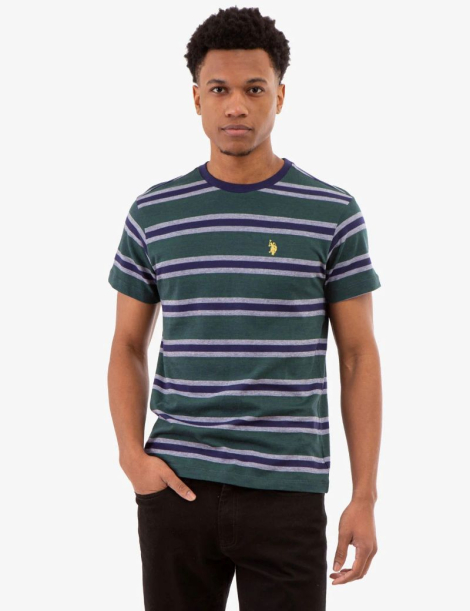 Футболка US Polo Assn з принтом 1159832109 (Зелений XL)