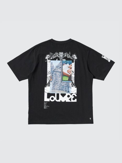 Футболка UT Archive Louvre Graphic UNIQLO  с принтом 1159832515 (Черный XS)