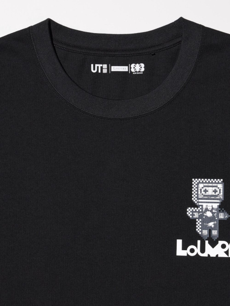 Футболка UT Archive Louvre Graphic UNIQLO  с принтом 1159832515 (Черный XS)
