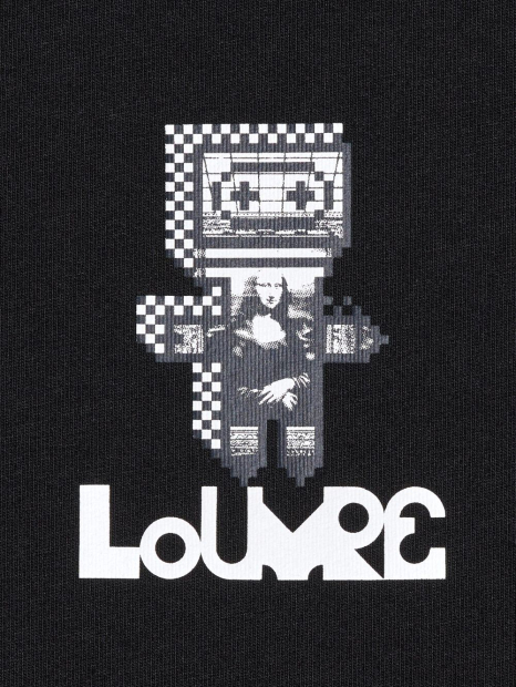 Футболка UT Archive Louvre Graphic UNIQLO  с принтом 1159832515 (Черный XS)