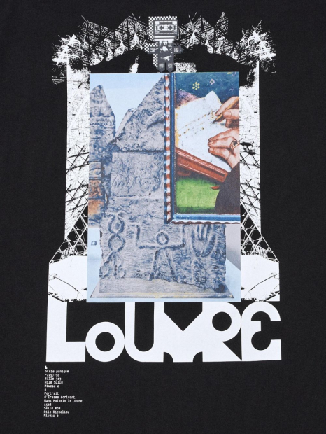 Футболка UT Archive Louvre Graphic UNIQLO  с принтом 1159832515 (Черный XS)