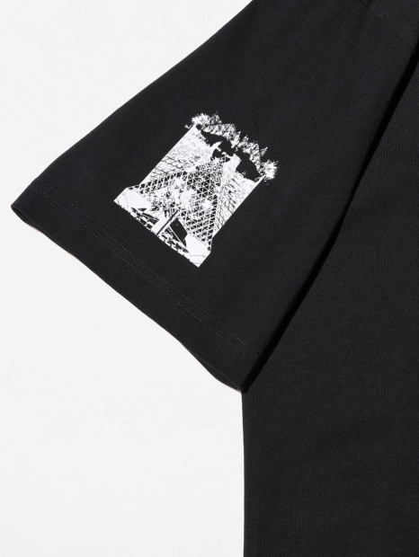 Футболка UT Archive Louvre Graphic UNIQLO  с принтом 1159832515 (Черный XS)