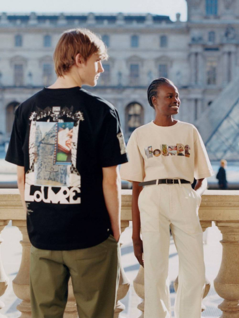 Футболка UT Archive Louvre Graphic UNIQLO  с принтом 1159832515 (Черный XS)