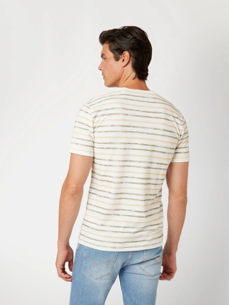 Мужская футболка Guess с принтом 1159832761 (Белый M)