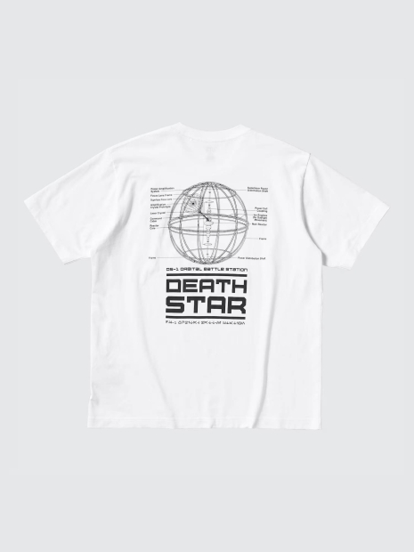 Футболка с графическим принтом Star Wars UNIQLO 1159832869 (Белый XS)