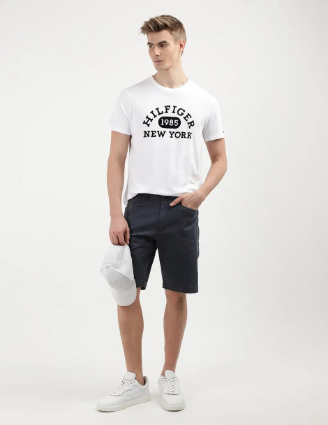Мужская футболка Tommy Hilfiger с логотипом 1159832902 (Белый XXL)
