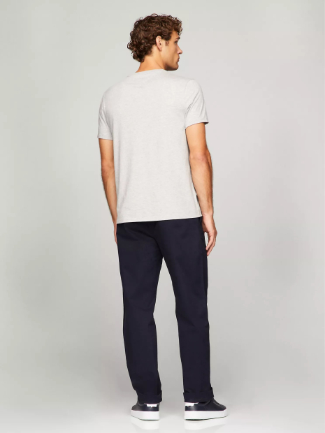 Футболка мужская Tommy Hilfiger с логотипом 1159832909 (Серый XXL)