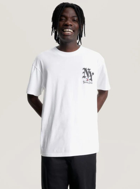 Мужская футболка Tommy Hilfiger с логотипом 1159832931 (Белый M)