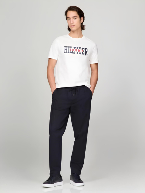 Мужская футболка Tommy Hilfiger с логотипом 1159832950 (Белый XXL)