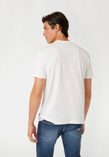 Мужская футболка Guess логотипом 1159833282 (Белый XXL)