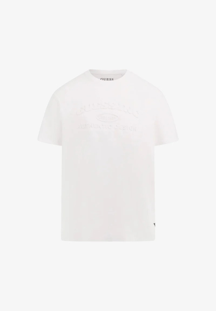 Мужская футболка Guess логотипом 1159833282 (Белый XXL)