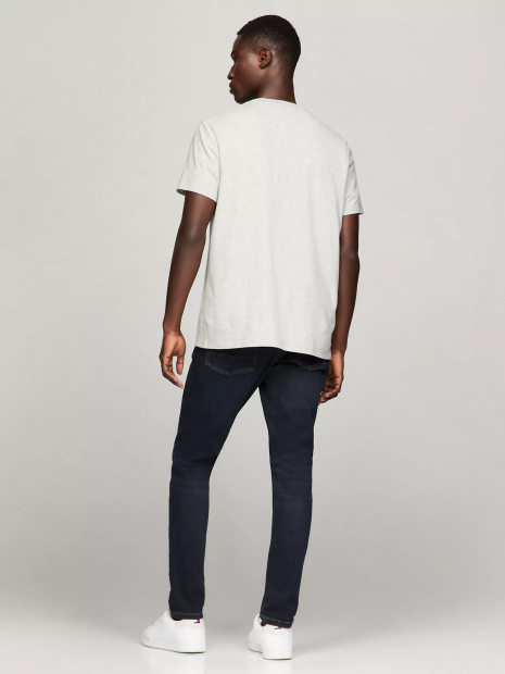 Мужская футболка Tommy Hilfiger с логотипом 1159833366 (Серый XXL)