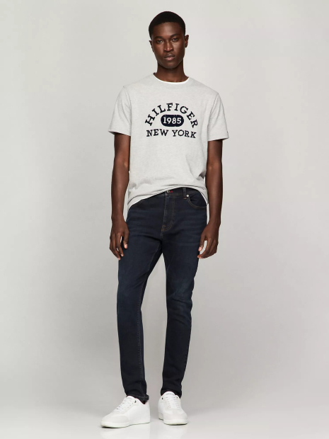 Мужская футболка Tommy Hilfiger с логотипом 1159833366 (Серый XXL)