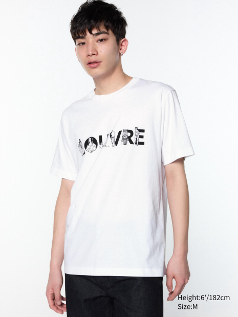 Футболка Louvre UNIQLO з малюнком 1159833709 (Білий 3XL)