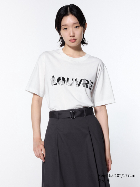 Футболка Louvre UNIQLO з малюнком 1159833709 (Білий 3XL)