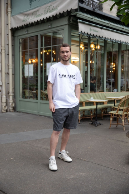Футболка Louvre UNIQLO з малюнком 1159833709 (Білий 3XL)