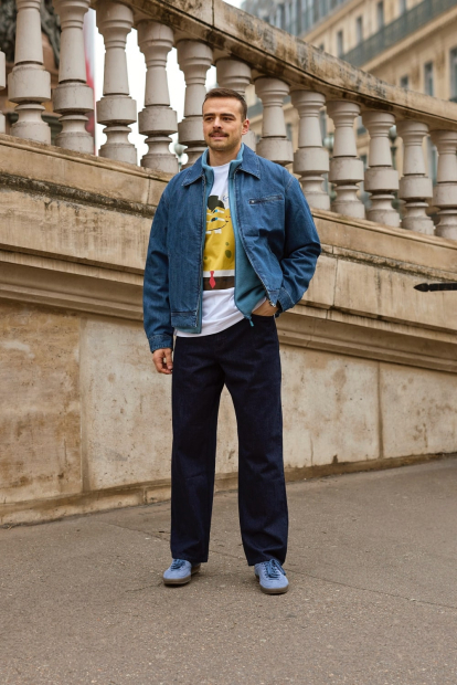 Футболка с принтом SpongeBob SquarePants UNIQLO 1159834478 (Белый XS)