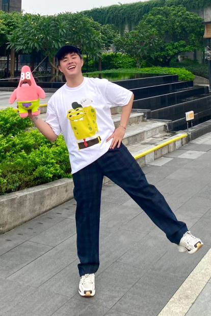 Футболка с принтом SpongeBob SquarePants UNIQLO 1159834478 (Белый XS)