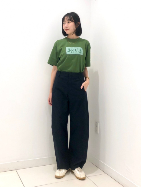 Футболка с принтом SpongeBob SquarePants UNIQLO 1159834491 (Зеленый XS)