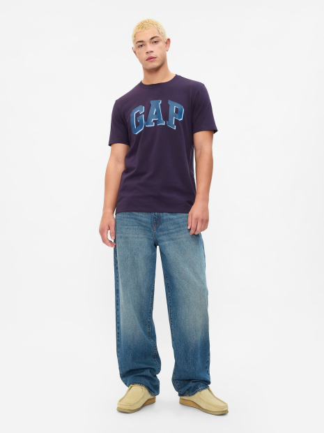 Футболка чоловіча GAP з логотипом 1159834726 (Фіолетовий M)