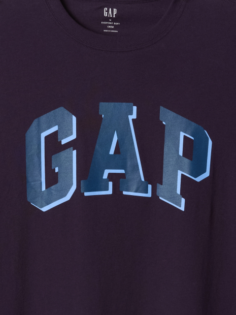 Футболка чоловіча GAP з логотипом 1159834726 (Фіолетовий M)