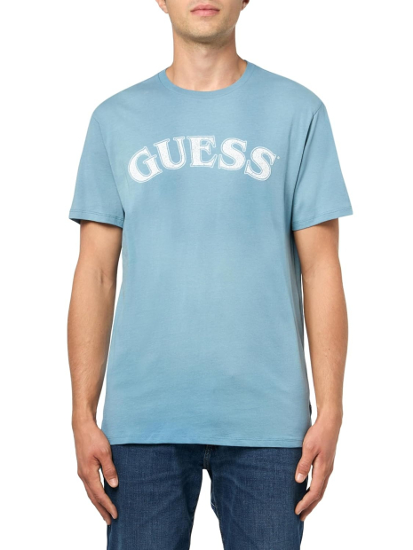 Мужская футболка Guess 1159834864 (Голубой L)
