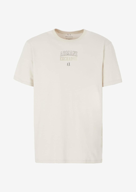 Футболка Armani Exchange з логотипом 1159835489 (Бежевий XXL)