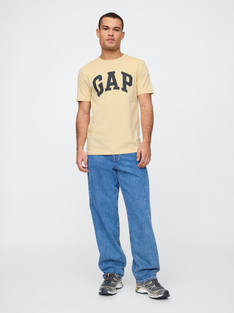 Футболка чоловіча GAP з логотипом 1159835687 (Жовтий M)