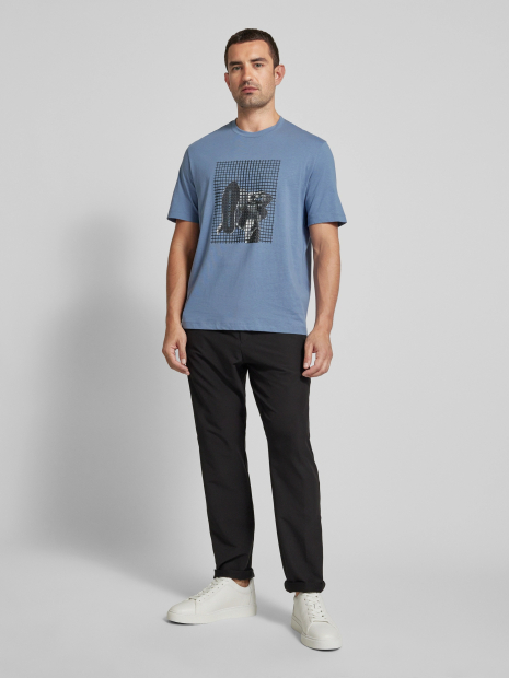 Футболка Armani Exchange с принтом 1159835870 (Синий M)